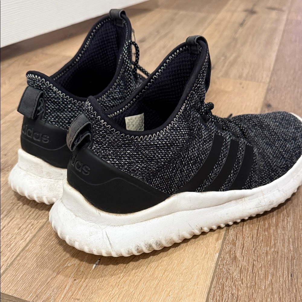 Adidas Charcoal and White High-Top Sneakers - Picture 4 of 6